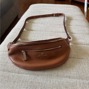 Kate Spade Brown Leather Crossbody Bag